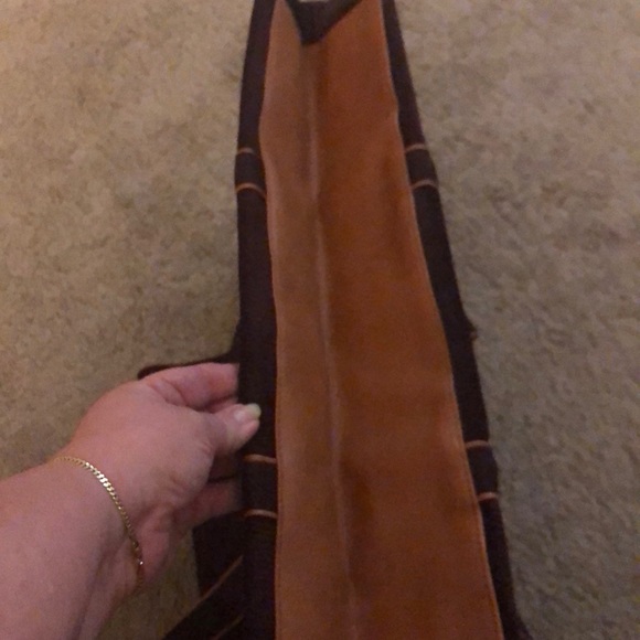 Weekender or gym bag Burgundy Corduroy - Picture 5 of 5